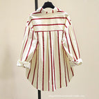 Red and white stripes / One size fits all