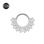 1.2*8mm / Style 5 silver