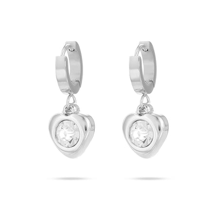 European and American retro INS style 18K gold stainless steel lovely earrings Women's Light luxury fashion niche design titanium steel earrings