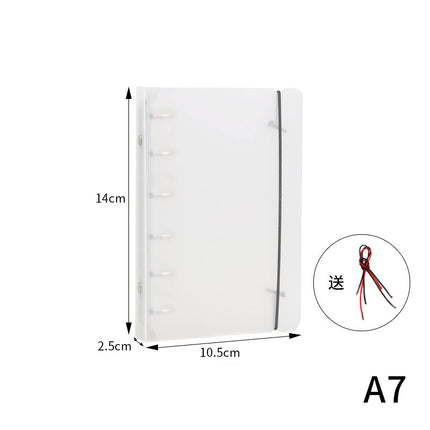 Pp Loose-Leaf Book Shell Information Folder Notebook A4B5A5A64/6/9 Hole Binder Information Book