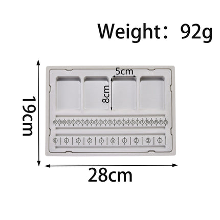Solid Wood Bead Tray, Jewelry Bracelet Display Tray, Jewelry Design Tray, DIY Beading Tools, Bracelet Storage Tray