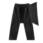 Side zipper front and rear covering single layer black / M 80 to 50kg