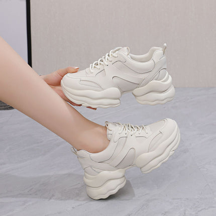 Zhao Si Lu's Same Style Internet Celebrity Dad Shoes for Women, 2025 New Versatile Casual Shoes, Women's Thick-Soled Breathable Casual Sports Shoes