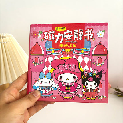 Handmade DIY Quiet Book Magnetic Sticker Magnetic Suction Large Kidsren's Educational Toy Girl Mini Magnetic Quiet Book