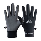 Snow super fiber palm cycling long finger black / M