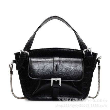 PU Retro Bucket Bag Women / Sac Seau Rétro PU Femme