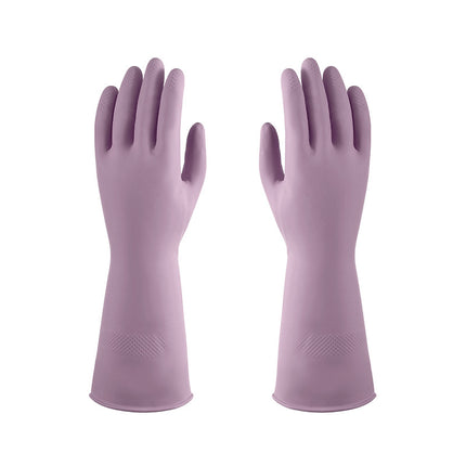 Latex gloves wholesale thickened waterproof dishwashing household laundry durable Winter waterproof plastic work artifact