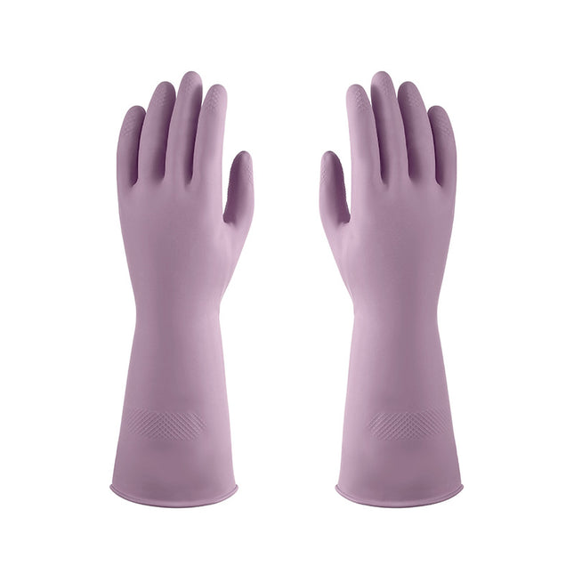 Latex gloves wholesale thickened waterproof dishwashing household laundry durable Winter waterproof plastic work artifact