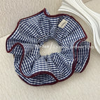 Navy blue plaid
