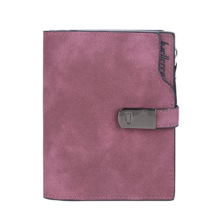 Baellerry New Women's Pu Imitation Leather 80% off K-Style High-End Multi-Card Slot Zipper Women's Short Coin Purse
