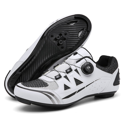 2023 Cross-border New Road Self-locking Riding Shoes Hard Sole Mountain Bike Shoes Power Bicycle Lock Shoes Men's Riding