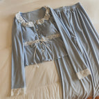 8608#(with removable chest pad) milk blue / M