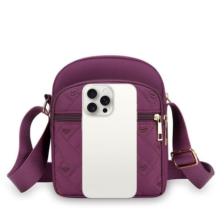 Small Bag New Fashionable Leisure Travel Nylon Crossbody Shoulder Canvas Bag Crossbody Mini Bag Oxford Cloth Women's Bag