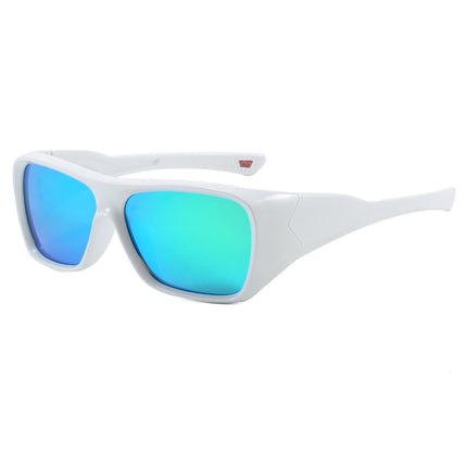 New European and American Square Frame Cross-Border Colorful Nylon Polarized Sunglasses Outdoor Cycling Sports Sunglasses 9492