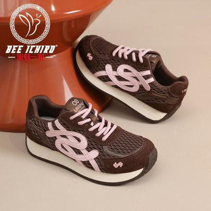 Bee Wolf Flagship Store German Training Shoes Women's Autumn/Winter New Retro Super Popular Forrest Gump Shoes Versatile Sports Casual Women's Shoes