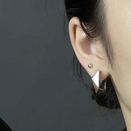 European and American Style Elegant Irregular Ling Earrings New French Simple and Simple Cold Style Niche Earrings for Women