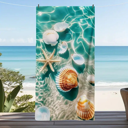 Cross-border Beach Towel Quick-drying Absorbent Beach Towel Microfiber Digital Printing Bath Towel Adult Amazon Plus