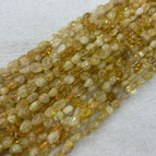 6*8mm yellow pagoda crystal