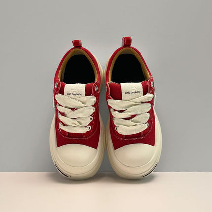 New Products, New Big-Toe Canvas Shoes for Men and Women, New Niche Design Couples, Thick-Soled Ugly Mickey Casual Sneakers for Women