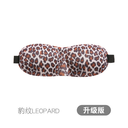 3D Eye Mask Sponge Fabric Light-Blocking Eye Protection Travel Aviation Sleep Unisex Customizable Logo Full Blackout