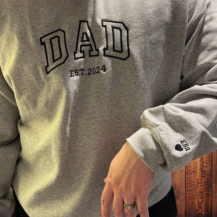 Photo Embroidery Personalized Custom Holiday Gifts Ready-To-Wear Embroidered T-Shirts Sweatshirts Hoodies Embroidery