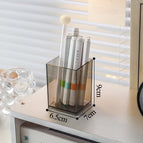 Transparent gray pen holder 1 grid style [single carton packaging]