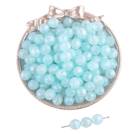 10mm acrylic mermaid horn beads handmade diy jewelry accessories bracelet mobile phone chain material cross-border hot sale
