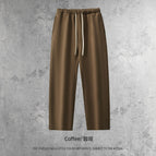 Straight pants-coffee / S