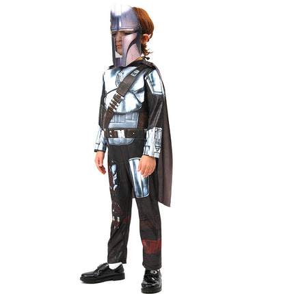 Cross Border Galaxy Bounty Hunter Mandalorian Child Play Costume Halloween Festive Party Show Costume