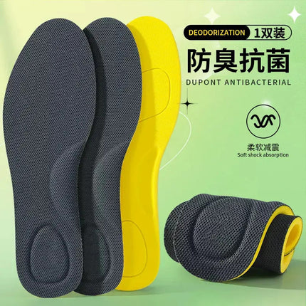 Boots Insoles Are Deodorant, Antibacterial, Sweat-Absorbent, Breathable, Light and Comfortable, Long-Standing Women's Sports Shoes, Summer Leather Shoes, Deodorant Men's Shoes
