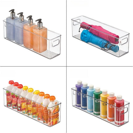 Storage Box Rectangular Narrow Long Strip High-rise Acrylic Transparent Plastic Sundry Snack Socks Gap Storage