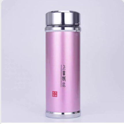 Silver Cup 999 sterling silver liner health cup large capacity vacuum cup snowflake silver tea cup elegant cup lettering