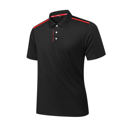 Chinese Team Sports T-Shirt Martial Arts Training Short-Sleeved Polo Shirt Coach Uniform Martial Arts Sports Student National Uniform Referee Uniform DIY