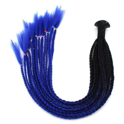 Helmet dirty braid men's and women's helmet decoration ponytail helmet small braid wig motorcycle motorcycle cool personality