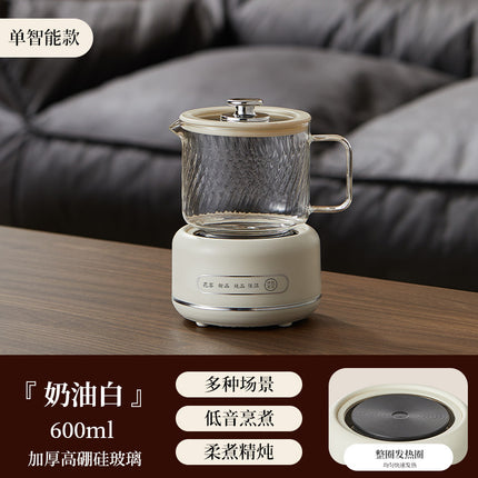 Health Pot Household Multifunctional Full Glass Tea Maker Kettle Small Office Flower Tea Pot Electric Cup Gift