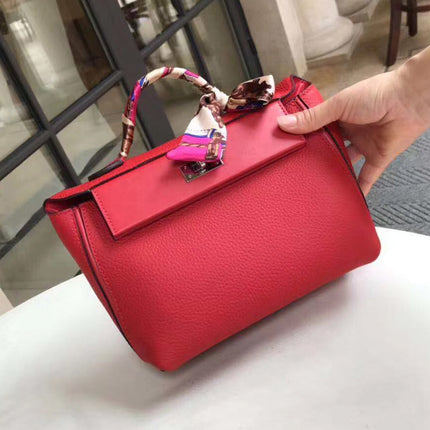 2023 New 2424 Kelly Mini Top Layer Cowhide Dumpling Bag Wings Bag Crossbody Shoulder Handbag Women's Bag