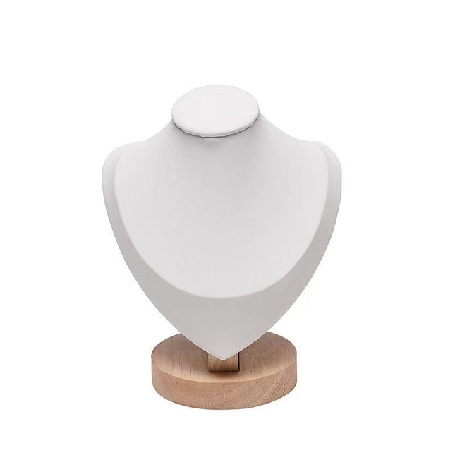 Solid Wood Figure Neck Display Stand Necklace Display Stand Jewelry Display Stand Jewelry Jewelry Storage Stand