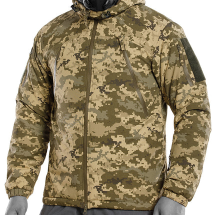 2.0 Tactical Cotton Jacket for Men, Thickened Winter Cotton Coat, Polar Cold-Proof Jacket, Outdoor Multi-Functional Camouflage