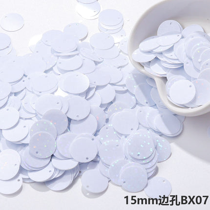 15mm round side hole bright piece hanging piece dance clothing bags and other clothing accessories diy accessories belly dance decorative piece
