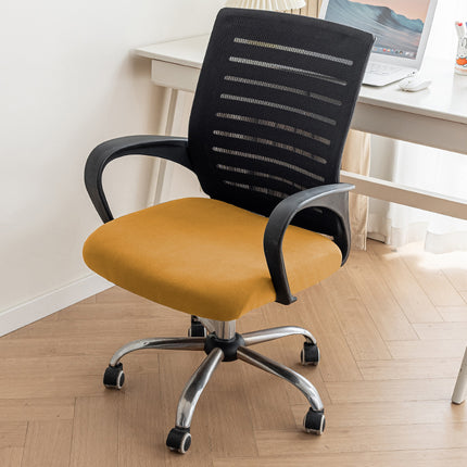 Anti-Slip Velvet Chair Cover, Office Chair Cover, Elastic Horn-Shaped Chair Cover, Office Chair Cover, New Year Style