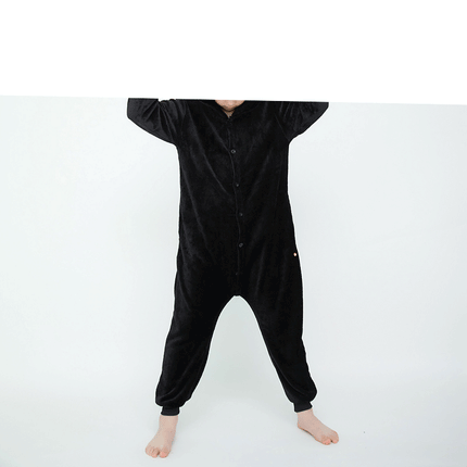 Manufacturer's Flannel Cartoon One-Piece Animal Pajamas for Children and Adults, Unicorn, Dinosaur, Pegasus Pajamas, Couple Style
