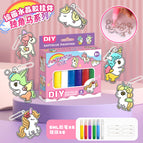 Unicorn series glue-free painting