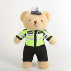 35cm [ready stock high quality] / Station style traffic police bear [without shoes]