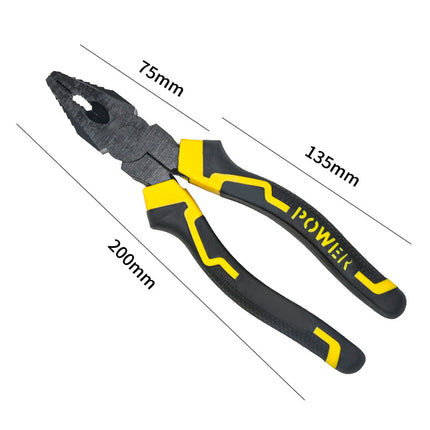 Multifunctional wire stripping pliers pointed mouth miter pliers 8 inch vice electrical wire stripping pliers eccentric labor-saving and durable