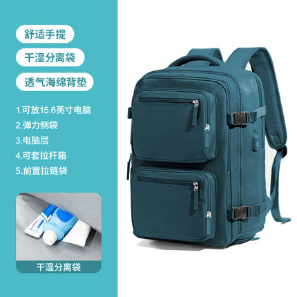 Cross-Border New Computer School Bag Multi-Functional Luggage Travel Short-Distance Business Trip Backpack Women's Large-Capacity Business Backpack