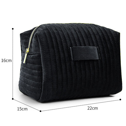 Amazon's Popular Cosmetic Bag, Velvet Velvet Large-Capacity Cosmetic Storage Bag, Travel Portable Bag, Can Be Customized
