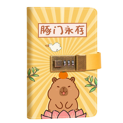 Kapi Barra Deposit Book Bookkeeping Book Cash Storage Bag Primary School Student Family Locked Financial Deposit Bag Hand Ledger Book