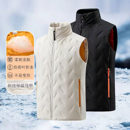 Fashionable Men's Vest Trendy Autumn and Winter New Casual Vest Women's Sports Stand Collar Vest Men's Couple Style Vest