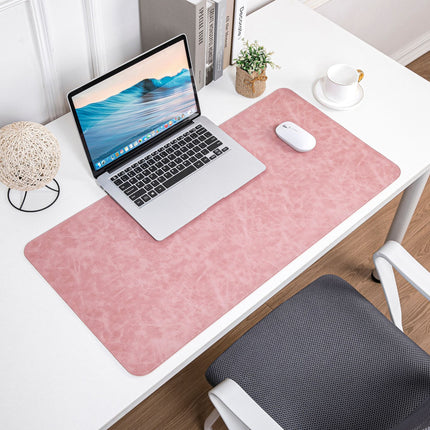 Skin-feeling Crazy Horse Leather Table Mat Leather Pattern Mouse Pad Custom Oversized Office Computer Mat Leather Learning Desk Mat