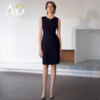 Navy blue dress / S